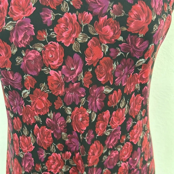 Vintage Positive Attitude 2-Piece Floral Set Dress Size 6 - Picture 6 of 12